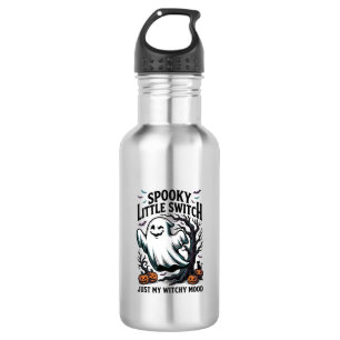 Halloween Witch Shirt Vintage Ghost Humour Design_ 532 Ml Water Bottle