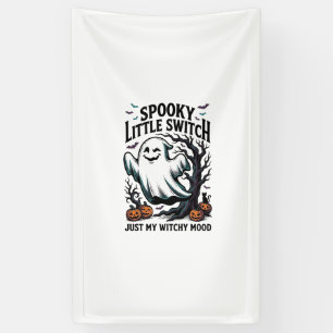 Halloween Witch Shirt Vintage Ghost Humour Design_ Banner