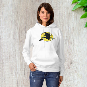 Halloween Witch Silhouette Hoodie