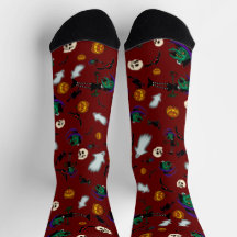 Halloween Witch Socks 