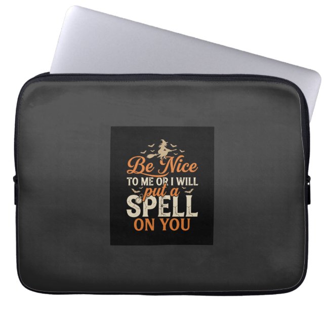 Halloween Witch Spell Graphic_1 Laptop Sleeve (Front)
