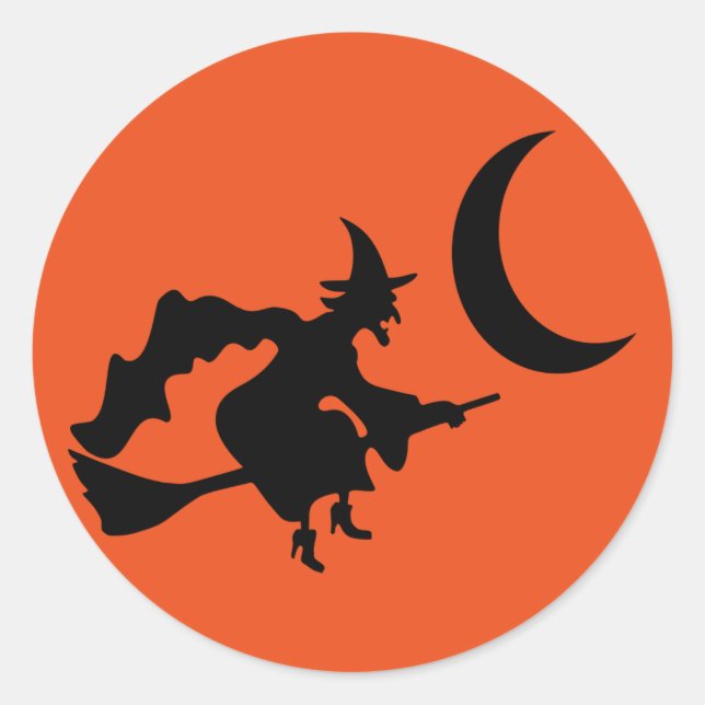 Halloween Witch Stickers (Front)