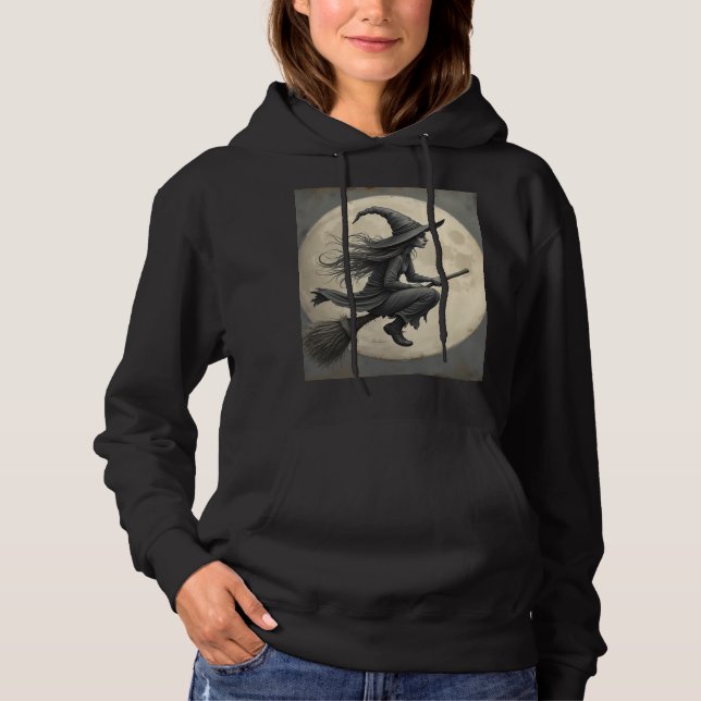 halloween witch sweatshirt (Front)