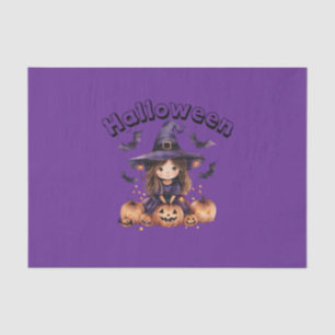 Halloween Witch Themed Tissue Paper