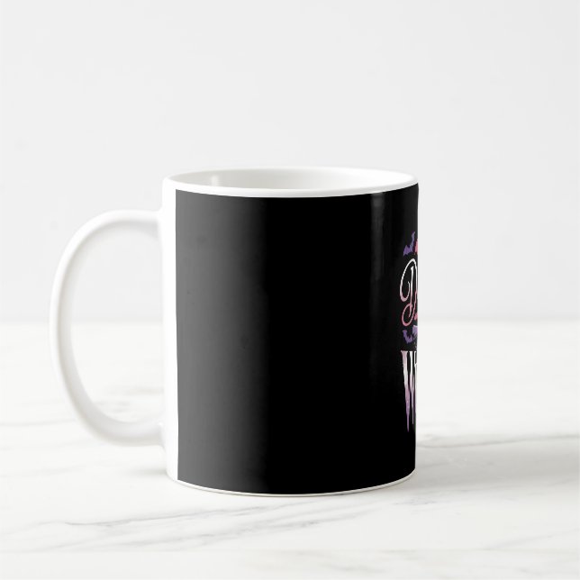 Halloween Witch Wine � Drink Up Coffee Mug (Left)