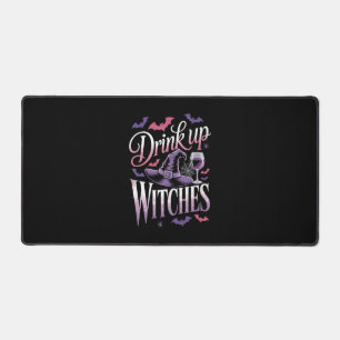 Halloween Witch Wine – Drink Up Desk Mat