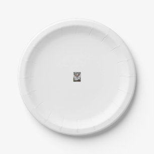 Halloween Witch Zone Vintage Graveyard Bats Design Paper Plate