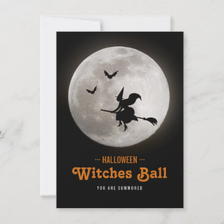 Halloween Witches Ball Party Invitation