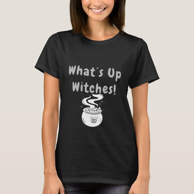 Halloween Witches Beach T-Shirt (Front)