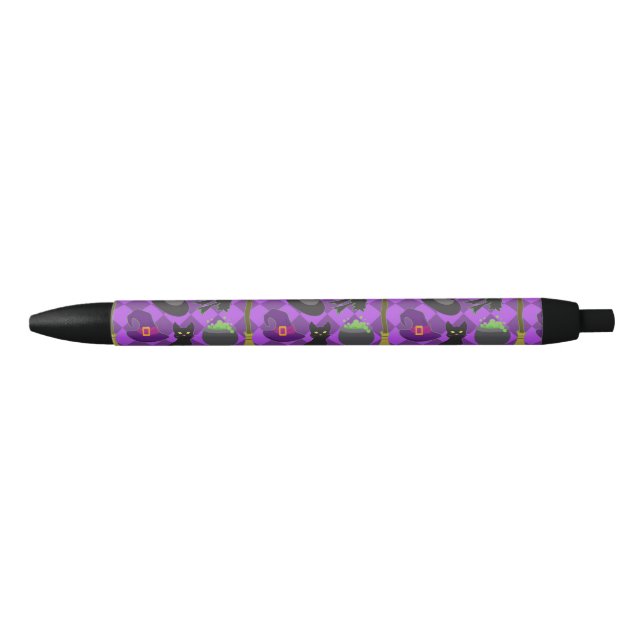 Halloween Witches Black Ink Pen (Front)