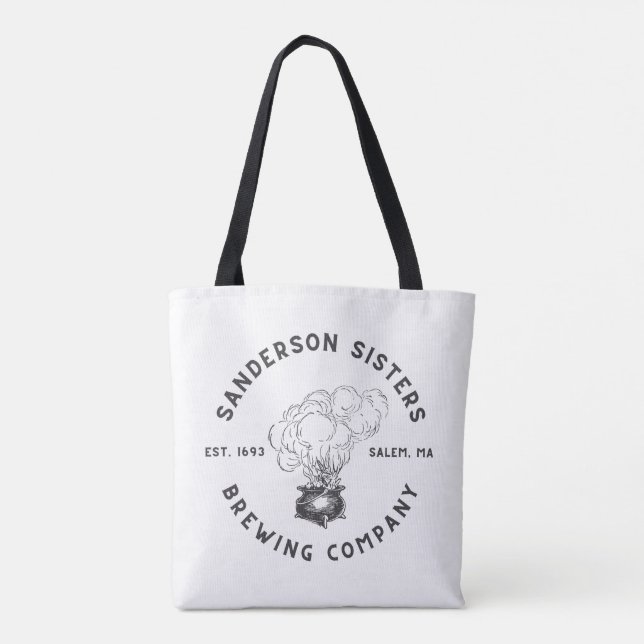 Halloween Witches Brew Sanderson Sisters Tote Bag (Back)