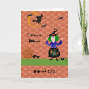 Halloween Witches Card