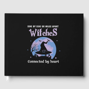 Halloween Witches Connected By Heart Birthday Guest Book