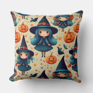 Halloween witches cushion