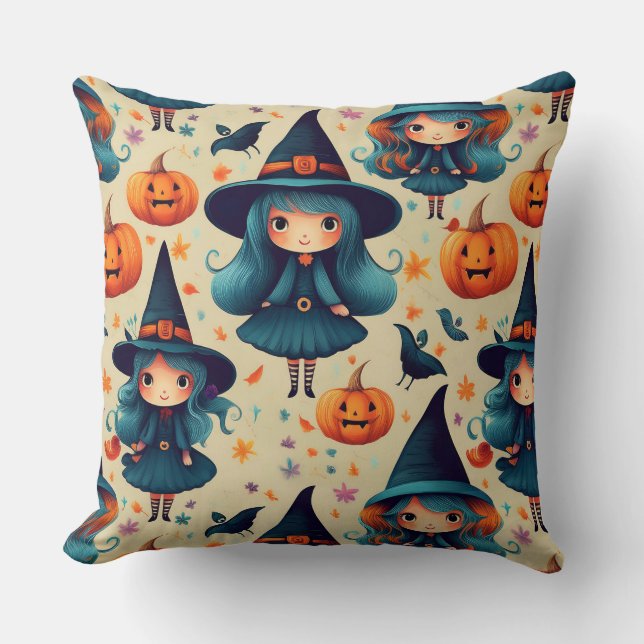 Halloween witches cushion (Front)