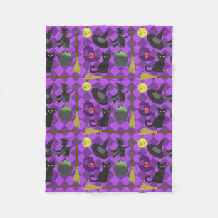 Halloween Witches Fleece Blanket