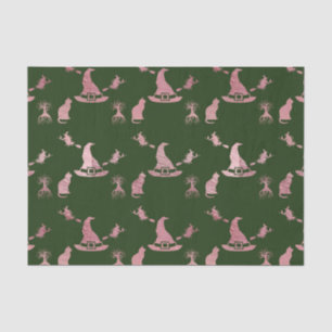 Halloween Witches Hat & Cats Decoupage Tissue Paper