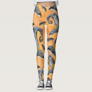Halloween Witches Hat Leggings