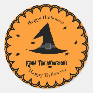 Halloween Witches hat  scary Sticker