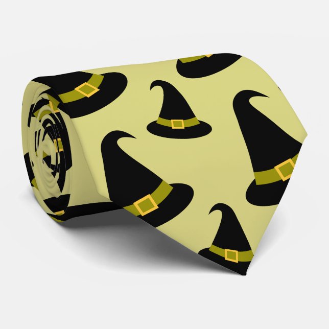 Halloween Witches Hat Tie (Rolled)