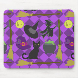 Halloween Witches Mouse Mat