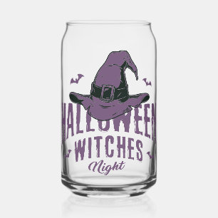 Halloween Witches Night Glass – Spooky Purple 