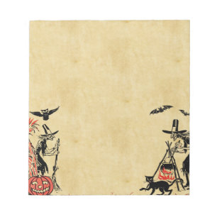 Halloween Witches Notepad