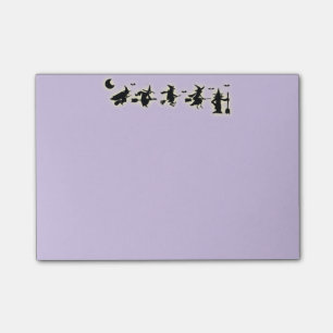 Halloween witches post-it notes