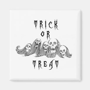 Halloween Witches Trick or Treat Magnet