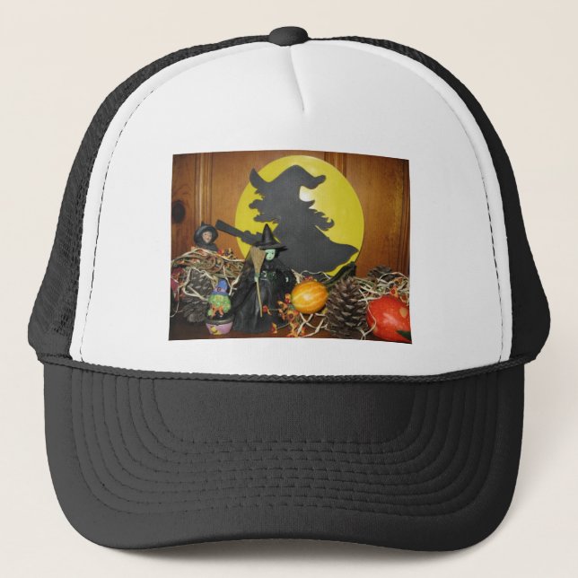 Halloween Witches Trucker Hat (Front)