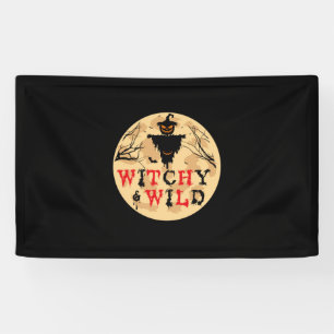 Halloween Witchy And Wild Birthday Banner