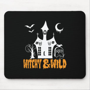 Halloween Witchy And Wild Birthday Mouse Mat