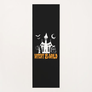 Halloween Witchy And Wild Birthday Yoga Mat