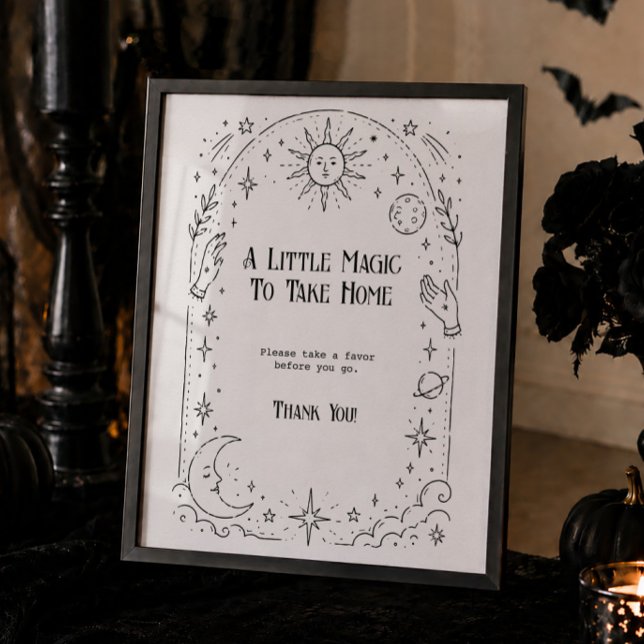Halloween Witchy Bridal Shower Favour  Poster (Creator Uploaded)