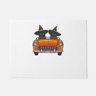 Halloween Witchy Cats Classic T-Shirt Doormat