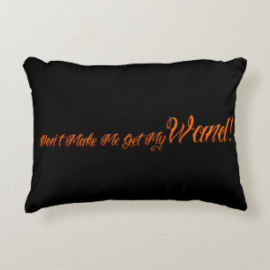 Halloween Witchy Quote Decorative Cushion