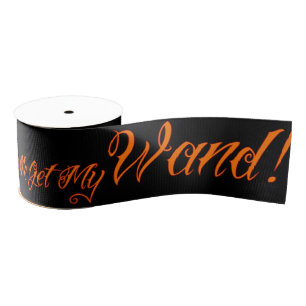 Halloween Witchy Quote Grosgrain Ribbon
