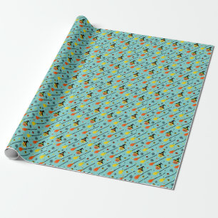 Halloween Witchy Seamless Theme Wrapping Paper