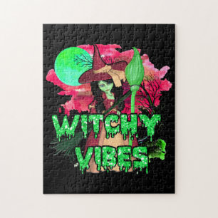 Halloween Witchy Vibes Jigsaw Puzzle