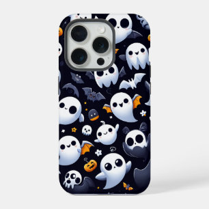 Halloween with cute ghost iPhone 15 pro case