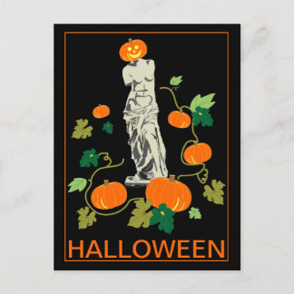 Halloween with Venus Postcard