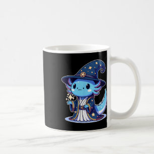 Halloween Wizard Funny Axolotl Coffee Mug