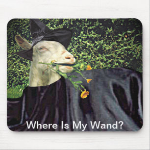 Halloween Wizard Goat Mouse Mat