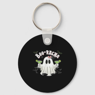 Halloween Women's Ghost Boo Racha Funny Margarita Key Ring