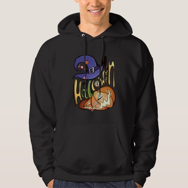 Halloween womens halloween design hoodie (Front)