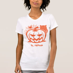halloween womens tshirts 2 sides spook mama ¡