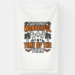 Halloween Wonderful Time Of Year Vintage Shirt Des Banner