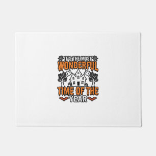 Halloween Wonderful Time Of Year Vintage Shirt Des Doormat