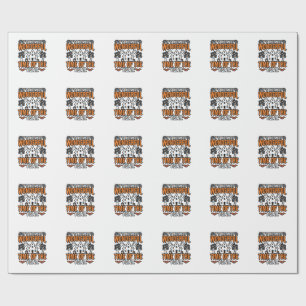Halloween Wonderful Time Of Year Vintage Shirt Des Wrapping Paper