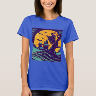 Halloween - Woodcut Style 2 T-Shirt